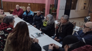 Vecinos del barrio "Hipólito Yrigoyen" plantearon sus preocupaciones por la seguridad