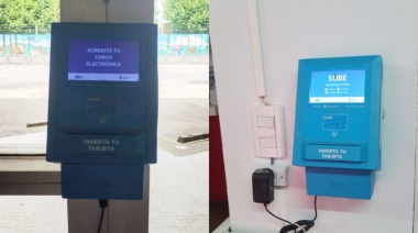 El Municipio colocó dos nuevas terminales automáticas de SUBE