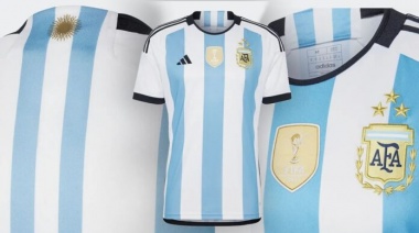 Furor por el comienzo de la venta de la camiseta argentina “tricampeona”