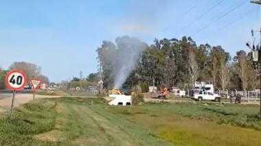 Importante fuga de gas en la Ruta 51 afecta servicios en barrios y localidades