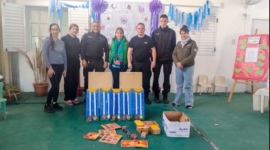 En la cárcel de Urdampilleta fabricaron juegos para un jardín de infantes
