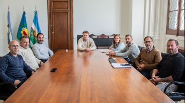 El Intendente Municipal se reunió con referentes de la Unión Industrial y del Parque Industrial