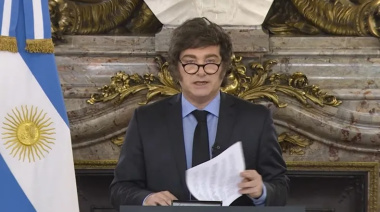 Con una fuerte defensa del equilibrio fiscal, Javier Milei dijo que "lo peor ya pasó"