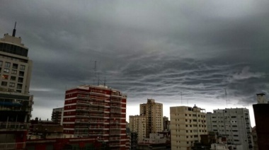 Rige una alerta de nivel amarillo para la tarde de este lunes en la ciudad
