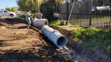 El Municipio puso en marcha obras hidráulicas en el barrio Cuarteles
