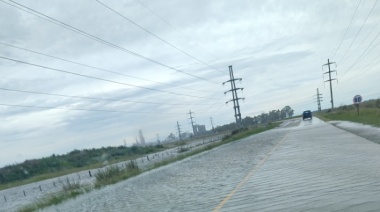 Llovieron cerca de 90mm durante la madrugada y mañana de este lunes