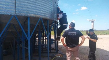 AFIP detectó 920 toneladas de maíz ocultas dentro de un feedlot en Olavarría