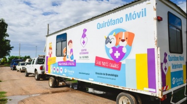 Quirófano veterinario móvil: castraciones en Facundo Quiroga II y Villa Mailín.