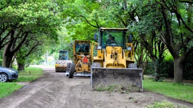 Se realizó mantenimiento de calles en la zona de Palos de Colores y Pikelado