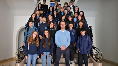 Estudiantes de la Escuela Nacional “Adoldo Pérez Esquivel” visitaron la Municipalidad