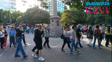 Se realizó un homenaje a Hebe de Bonafini en la Plaza Central