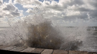 Alerta amarilla por vientos fuertes en la costa y en el centro de la provincia de Buenos Aires
