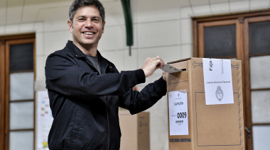 El Gobernador Axel Kicillof emitió su voto