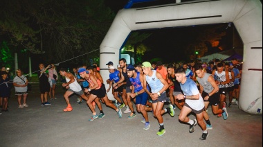 Rotundo éxito en la Correcaminata Nocturna de Loma Negra
