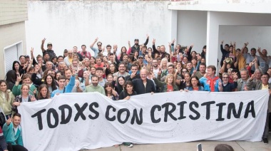 El Frente de Todos Olavarría realizó un importante plenario en apoyo a CFK