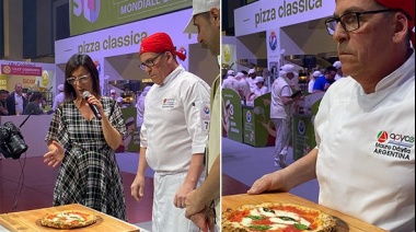 La pizza napolitana de Argentina obtuvo el sexto puesto en el campeonato mundial de Italia
