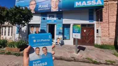 La boleta de Sergio Massa puede ser retirada en la Casa Eduardo “Chino” Correa