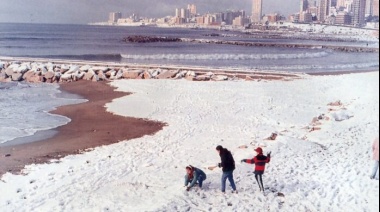 El fin de semana puede llegar con nieve a la costa, de Claromecó a Mar del Plata