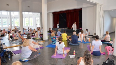 Se desarrolló una nueva clase de yoga en Casa del Bicentenario