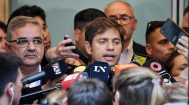 Kicillof: “Muchos intendentes radicales del interior me dicen que no están de acuerdo con Milei”