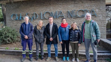 Wesner visitó el Club Loma Negra: “Debemos acompañar a una de las instituciones más importantes de la localidad”