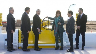 Alberto Fernández y Cristina Kirchner inauguraron el Gasoducto Presidente Néstor Kirchner