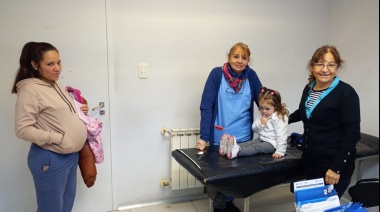 El Municipio realizó una jornada de controles sanitarios de niños, niñas y adolescentes en el Territorial Nº 2