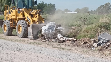 Continúa el plan de limpieza de basurales