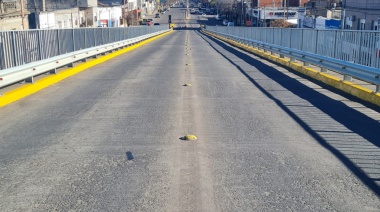 Culminaron los trabajos de mantenimiento y limpieza en el puente de avenida Colón