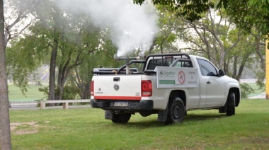 Este miércoles comenzaron las fumigaciones en espacios públicos del Partido