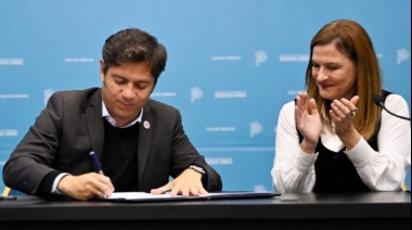 Axel Kicillof promulgó la ley que actualiza el Registro de Deudores Alimentarios Morosos