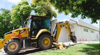 El Municipio exigió a la empresa adjudicataria rehacer parte de la construcción del playón deportivo de la Escuela Nº 49