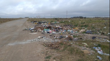 Se realizan tareas de limpieza en basurales a cielo abierto