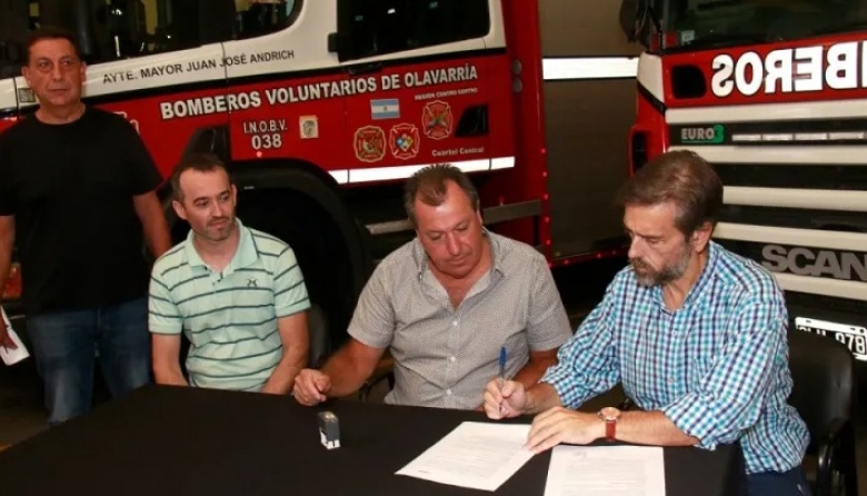 Camuzzi Gas realizó una importante donación a Bomberos Olavarría