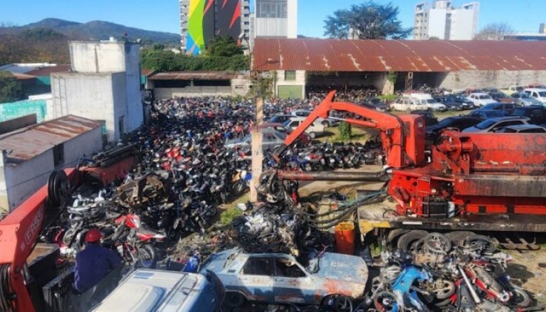 Tandil: compactan unos 1.500 vehículos secuestrados entre 2018 y 2022