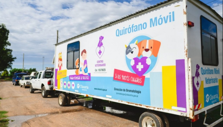 El Municipio sigue recorriendo el Partido con el Quirófano Veterinario Móvil