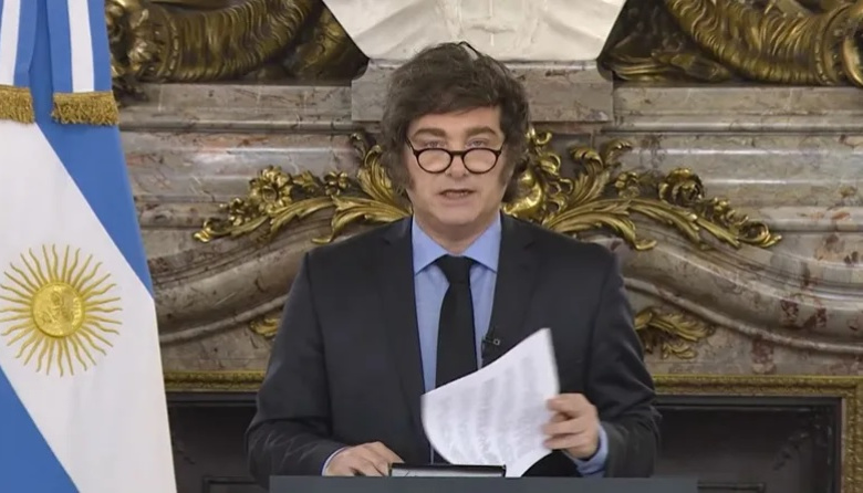 Con una fuerte defensa del equilibrio fiscal, Javier Milei dijo que "lo peor ya pasó"