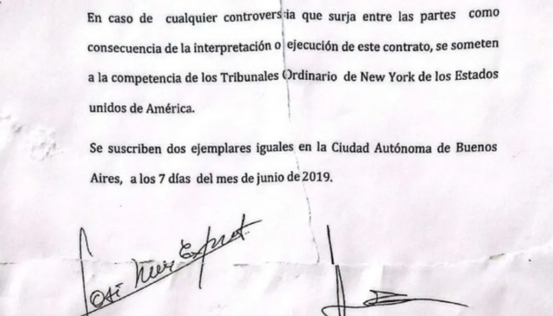 Policías encontraron en la basura un contrato entre Fred Machado y José Luis Espert por US$ 1 millón