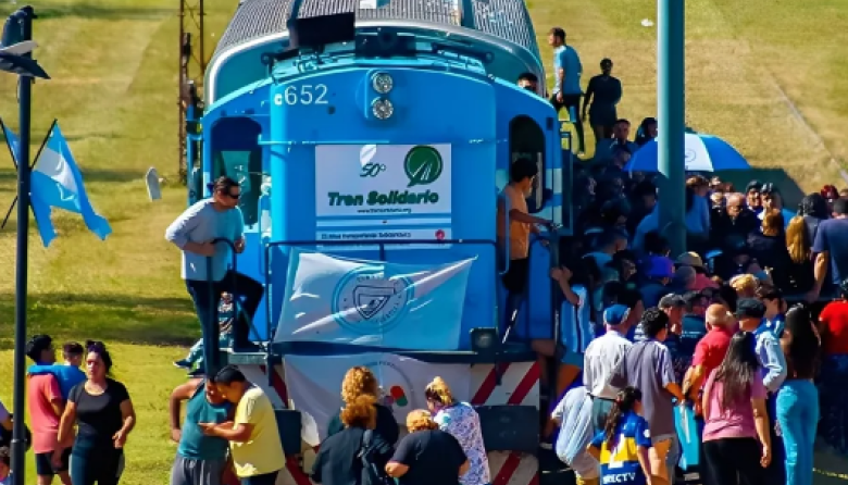 El Tren Solidario llega con donaciones a Bolívar y Urdampilleta