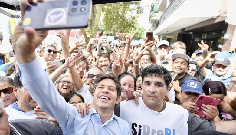 Kicillof participó de la marcha en rechazo a la reforma laboral