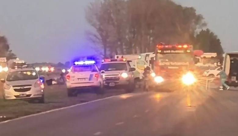Tragedia en la Ruta 3: cinco muertos y dos heridos por un choque frontal