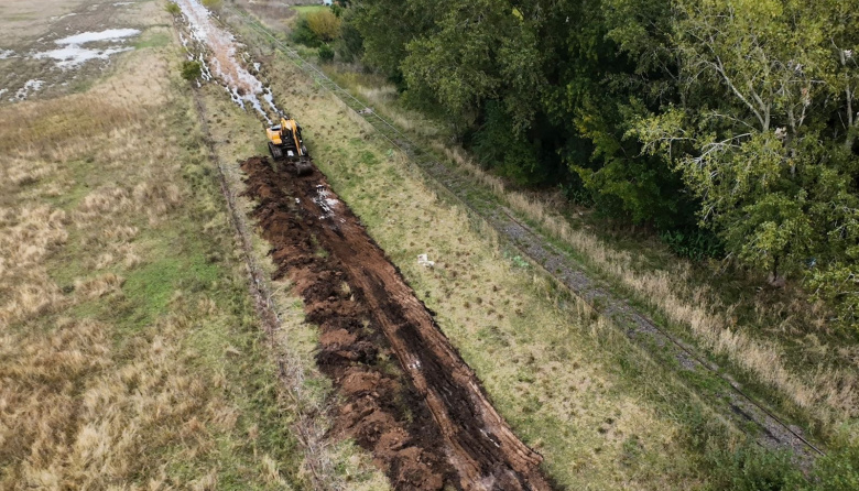 El Municipio continúa con los trabajos de hidráulica y transitabilidad en distintos puntos del Partido