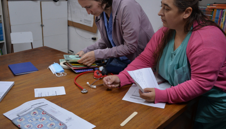 El Municipio concretó una jornada de salud escolar en la E.E.E. N° 502