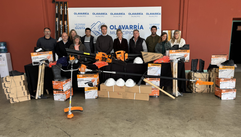 Entrega de herramientas y elementos de seguridad a Delegaciones Municipales