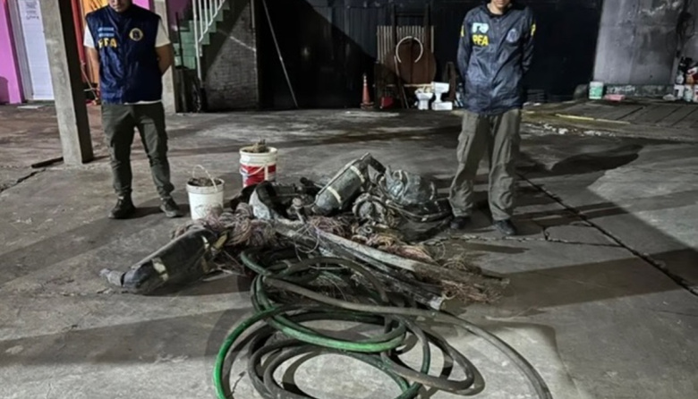 Desbarataron una banda acusada de millonarios robos de cables telefónicos en Olavarría y la región
