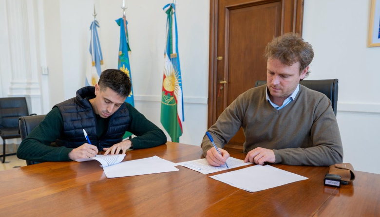 El Municipio firmó un convenio con la Autoridad del Agua del Gobierno de la Provincia de Buenos Aires