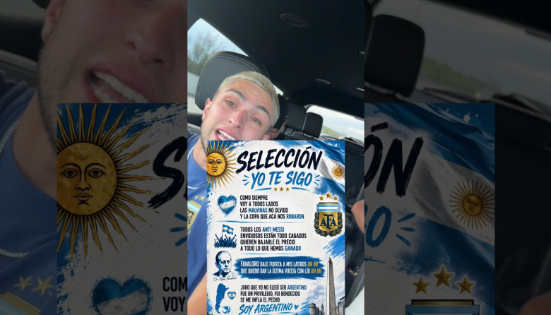 Un olavarriense creó una canción para la Selección que explotó en redes y promete ser el hit del Mundial