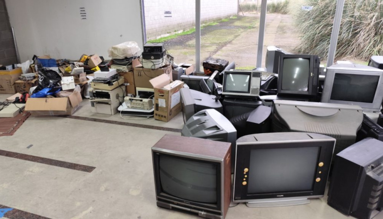 Un éxito: se recolectaron 1900 kilos de residuos electrónicos