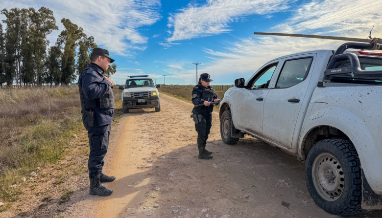 Protección Ciudadana participó de un operativo preventivo de saturación en la zona rural del Partido