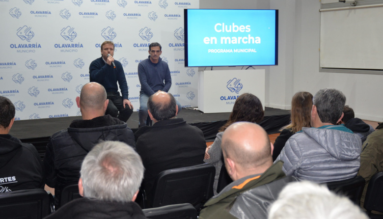 Wesner encabezó la presentación de la segunda edición del Programa Municipal “Clubes en Marcha”